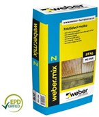 WEBER webermix Z - zakládací malta na broušená cihly 25kg WEBER webermix Z - zakládací malta na broušená cihly 25kg